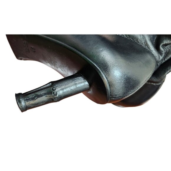 Gucci by Tom Ford S/S 2002 Bamboo Ankle Boots stretch leather bamboo heel bootie - Picture 15 of 16